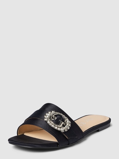 Peek & Cloppenburg GuessSandalen mit Label-Applikation Modell 'JOLLY' in black