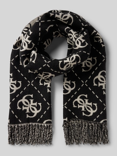 Peek & Cloppenburg GuessSchal mit Logo-Stitching in black