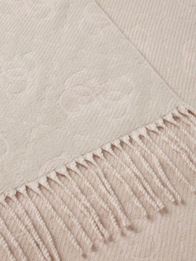 Peek & Cloppenburg GuessSchal Mit Logo-Stitching In Hellgrau