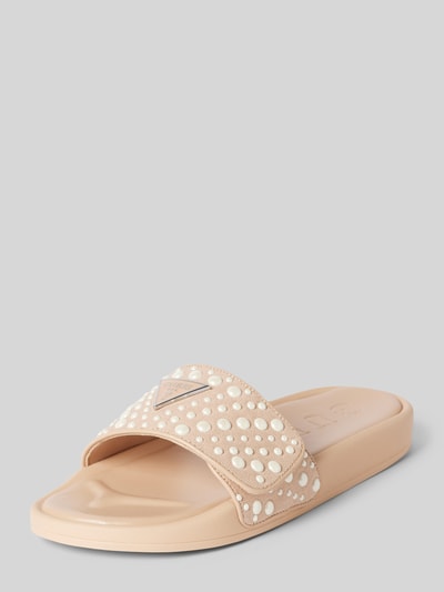 Peek & Cloppenburg GuessSlides Mit Strukturmuster Modell 'CALLEN' In Beige