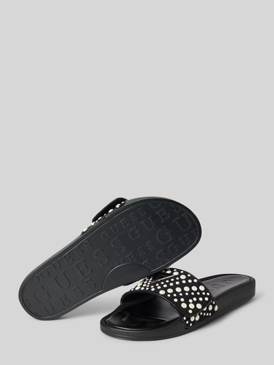 Peek & Cloppenburg GuessSlides Mit Strukturmuster Modell 'CALLEN' In Black