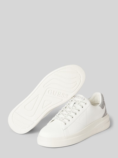 Peek & Cloppenburg GuessSneaker Aus Leder-Mix Modell 'ELBINA' In Weiss