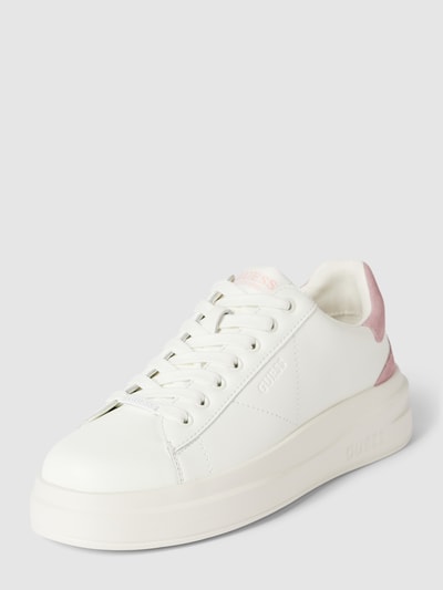 Peek & Cloppenburg GuessSneaker mit Kontrastbesatz Modell 'ELBINA' in pink