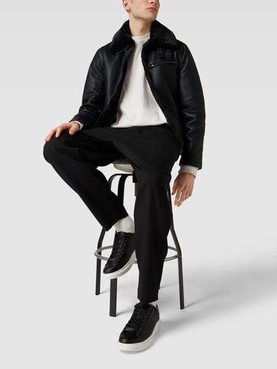 Peek & Cloppenburg GuessSneaker mit Label-Print Modell 'VIBO' in black