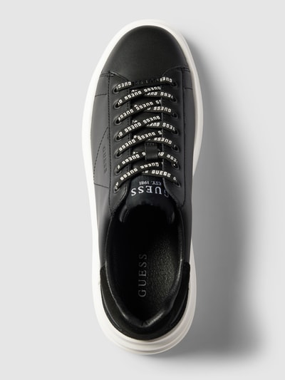 Peek & Cloppenburg GuessSneaker Mit Schnürverschluss Modell 'ELBA' In Black