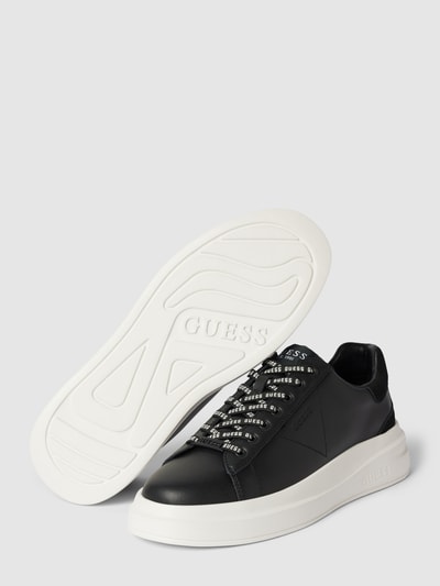 Peek & Cloppenburg GuessSneaker Mit Schnürverschluss Modell 'ELBA' In Black