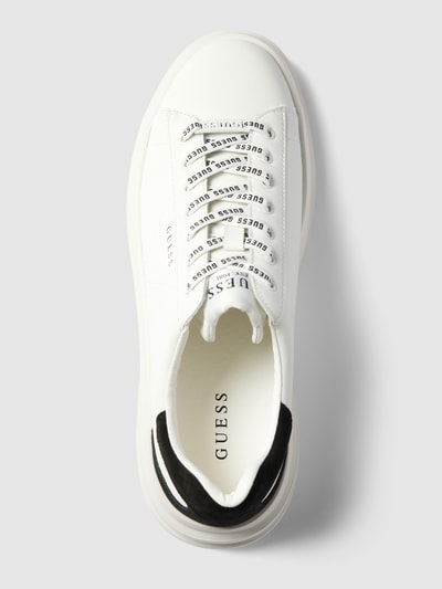 Peek & Cloppenburg GuessSneaker Mit Schnürverschluss Modell 'ELBA' In Weiss