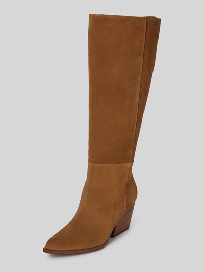 Peek & Cloppenburg GuessStiefel aus Leder Modell 'CALLY' in mittelbraun