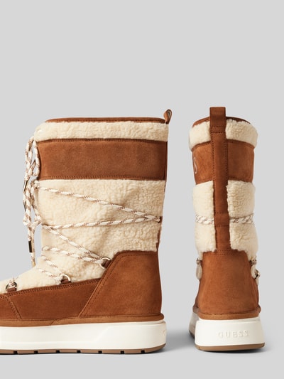 Peek & Cloppenburg GuessStiefel Mit Label-Print Modell 'UNDELA' In Beige