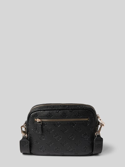 Peek & Cloppenburg GuessUmhängetasche Mit Label-Strukturmuster Modell 'VIKKY' In Black