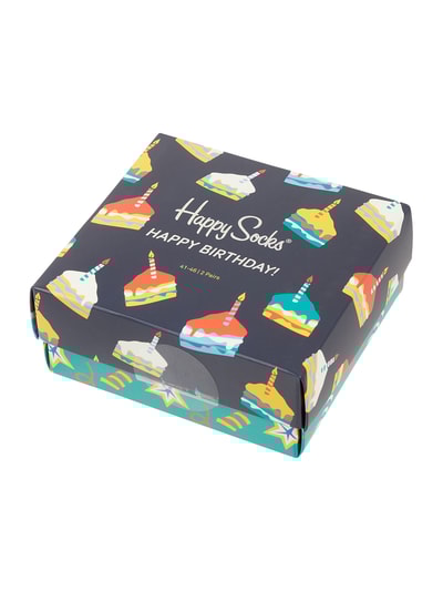 Peek & Cloppenburg Happy SocksSocken Mit Stretch-Anteil Im 2er-Pack In Dunkelblau