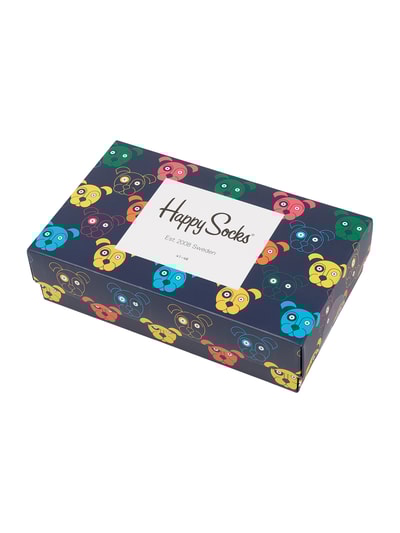 Peek & Cloppenburg Happy SocksSocken Mit Stretch-Anteil Im 3er-Pack In Black