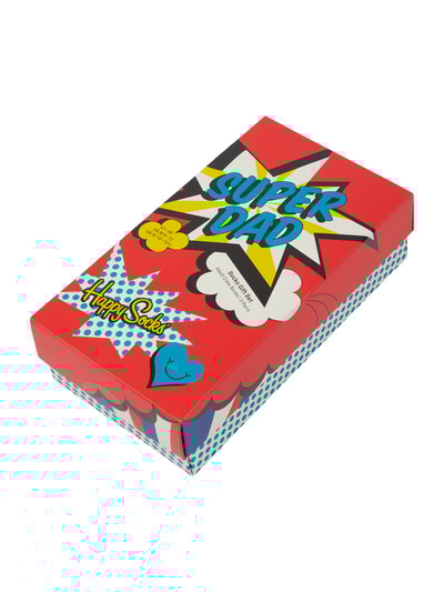 Peek & Cloppenburg Happy SocksSocken Mit Stretch-Anteil Im 3er-Pack In Rot