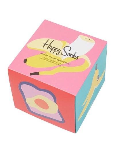 Peek & Cloppenburg Happy SocksSocken Mit Stretch-Anteil Im 4er-Pack In Rot