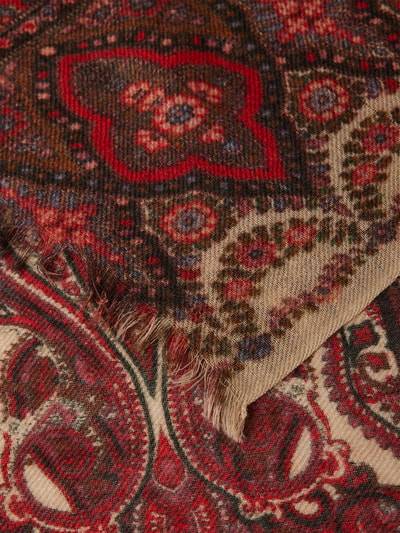 Peek & Cloppenburg HartfordSchal Mit Fransen Modell 'Paisley' In Bordeaux