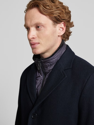 Peek & Cloppenburg HECHTER PARISMantel Mit Reverskragen In Marine