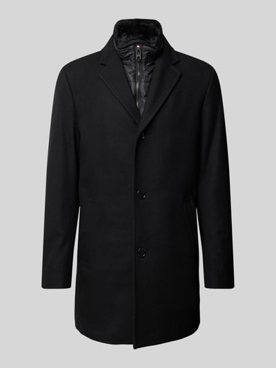 Peek & Cloppenburg HECHTER PARISMantel Mit Reverskragen In Metallic Black