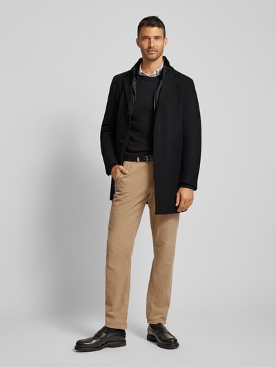 Peek & Cloppenburg HECHTER PARISMantel mit Reverskragen in metallic black