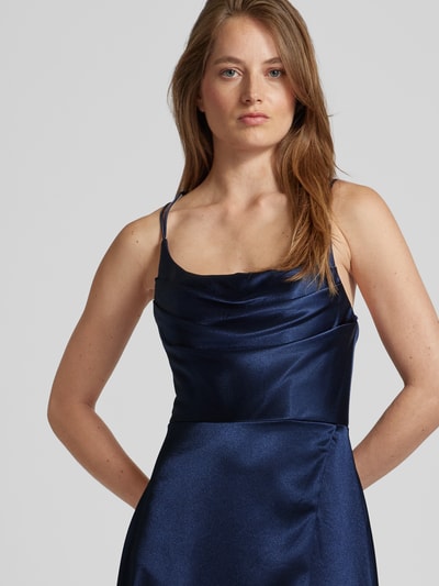 Peek & Cloppenburg Hey KylaAbendkleid Mit Wassefall-Ausschnitt In Dunkelblau