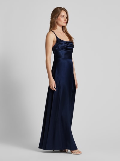 Peek & Cloppenburg Hey KylaAbendkleid mit Wassefall-Ausschnitt in dunkelblau
