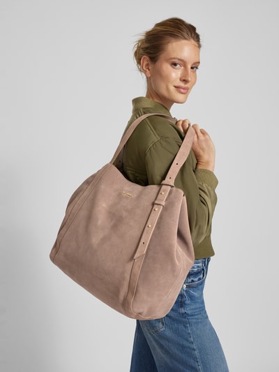 Peek & Cloppenburg Hey MarlyHandtasche aus Rindsleder Modell 'Pretty Wonder' in taupe