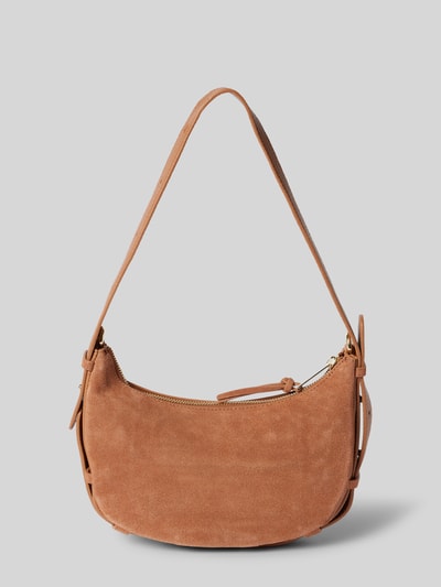 Peek & Cloppenburg Hey MarlyLederhandtasche Mit Label-Applikation Modell 'Lifetime Sister' In Cognac