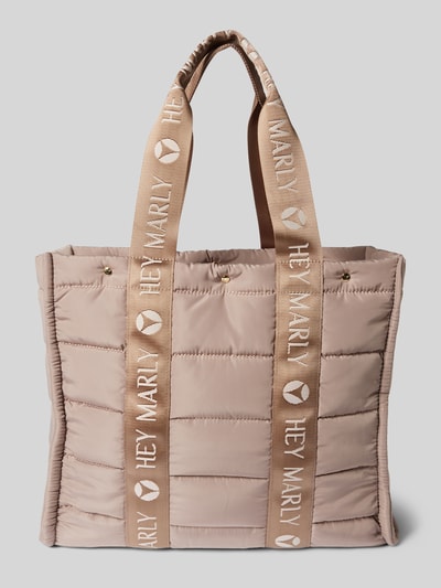 Peek & Cloppenburg Hey MarlyShopper Mit Ziernähten Modell 'Best Buddy' In Taupe