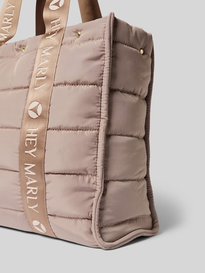 Peek & Cloppenburg Hey MarlyShopper Mit Ziernähten Modell 'Best Buddy' In Taupe