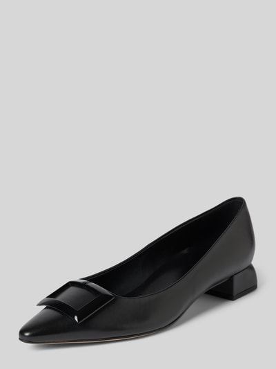 Peek & Cloppenburg HöglBallerinas aus Leder mit Applikation in black