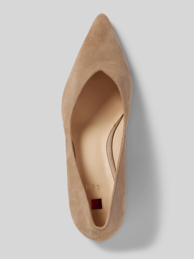 Peek & Cloppenburg HöglLederpumps Mit Blockabsatz In Taupe