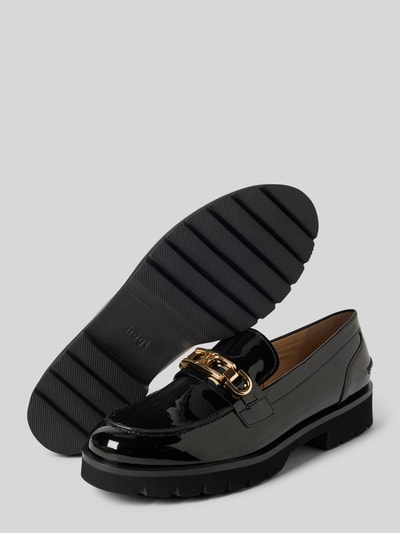 Peek & Cloppenburg HöglLoafers Aus Leder Mit Applikation In Black