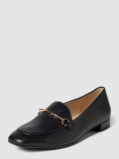 Peek & Cloppenburg HöglPenny-Loafer aus Leder mit Zierbesatz Modell 'Classic' in black