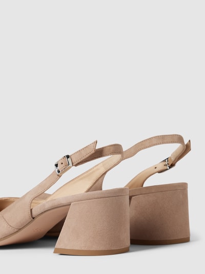 Peek & Cloppenburg HöglPumps Aus Leder In Unifarbenem Design In Taupe