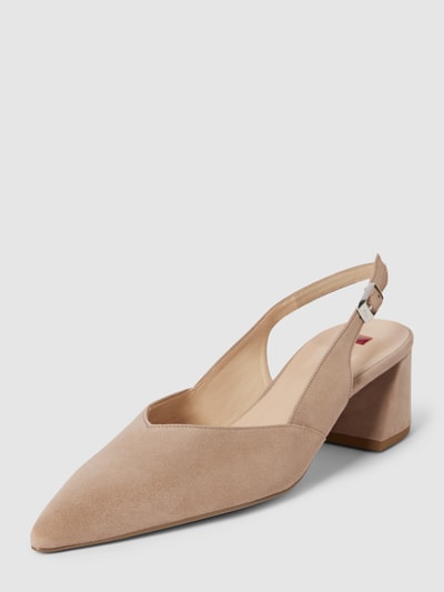 Peek & Cloppenburg HöglPumps aus Leder in unifarbenem Design in taupe