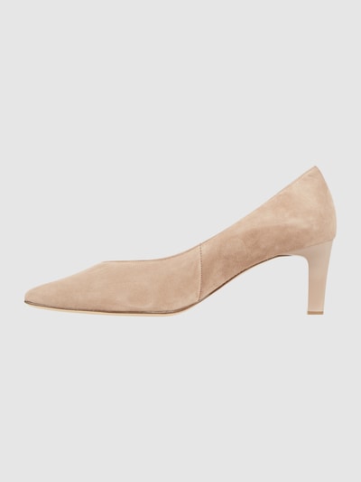 Peek & Cloppenburg HöglPumps Aus Veloursleder In Taupe