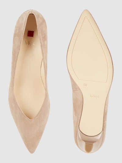 Peek & Cloppenburg HöglPumps Aus Veloursleder In Taupe