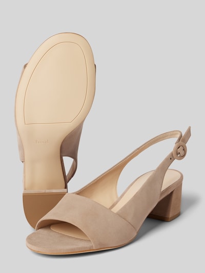Peek & Cloppenburg HöglSandalette Mit Blockabsatz In Taupe
