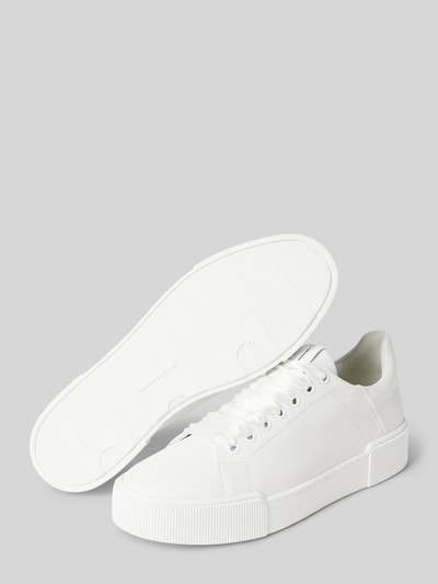 Peek & Cloppenburg HöglSneaker Aus Reinem Leder Mit Label-Detail Modell 'BASIC' In Weiss