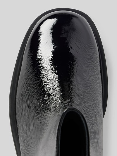 Peek & Cloppenburg HöglStiefeletten Aus Leder Mit Elastischen Einsätzen In Black