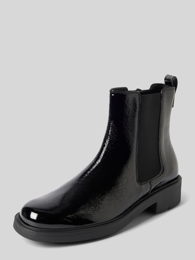 Peek & Cloppenburg HöglStiefeletten aus Leder mit elastischen Einsätzen in black