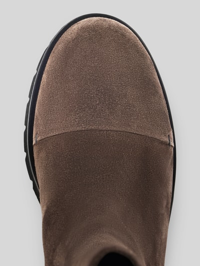 Peek & Cloppenburg HöglStiefeletten Aus Velours Mit Reißverschluss In Dunkelgrau