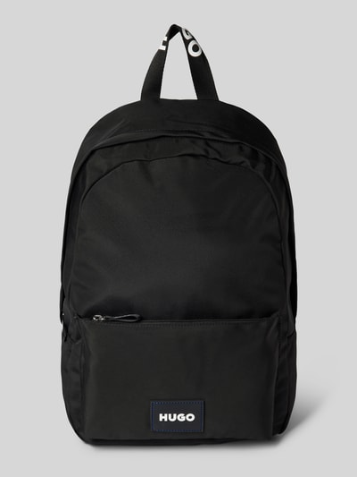 Peek & Cloppenburg Hugo BlueRucksack Mit Label-Badge Modell 'Tadd' In Black