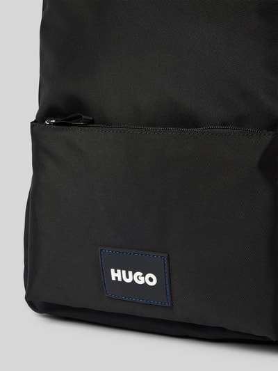 Peek & Cloppenburg Hugo BlueRucksack Mit Label-Badge Modell 'Tadd' In Black