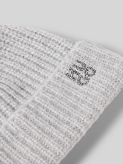 Peek & Cloppenburg HUGOBeanie Im Set Mit Wollschal Modell 'Sarmi' In Mittelgrau