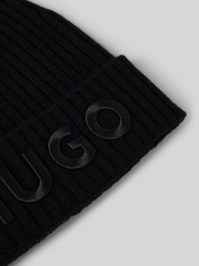 Peek & Cloppenburg HUGOBeanie Mit Label-Detail In Black