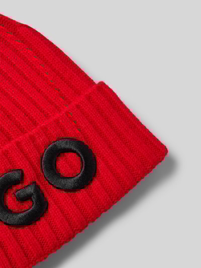 Peek & Cloppenburg HUGOBeanie Mit Label-Detail In Rot