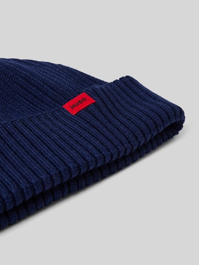 Peek & Cloppenburg HUGOBeanie Mit Label-Detail Modell 'Xush' In Blau