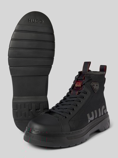 Peek & Cloppenburg HUGOBoots Mit Label-Detail In Black