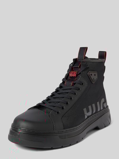 Peek & Cloppenburg HUGOBoots mit Label-Detail in black