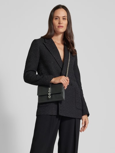 Peek & Cloppenburg HUGOClutch mit Label-Applikation Modell 'Mel' in black